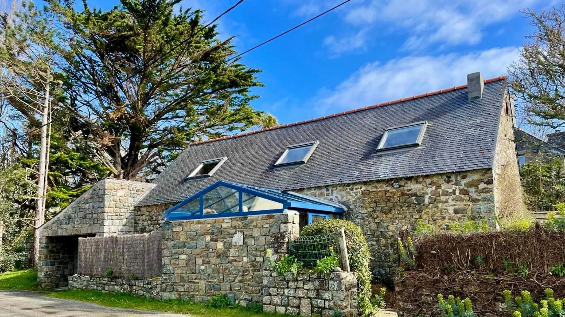 بيت للعطل Idyllisches Haus In Treberon - Fussweg Zum Meer كروزون فرنسا